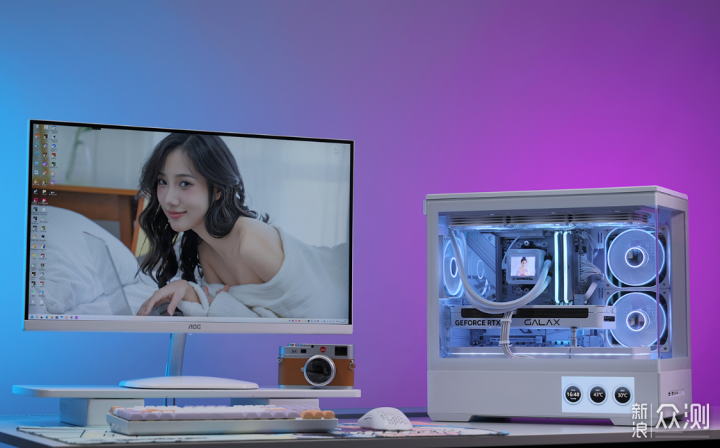 9700X搭配5060Ti装机,小体积全白海景房主机_新浪众测