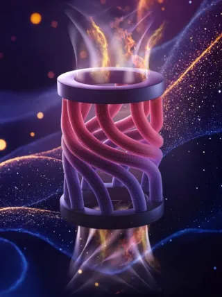 研究者构建的全新手性超结构 受访者供图