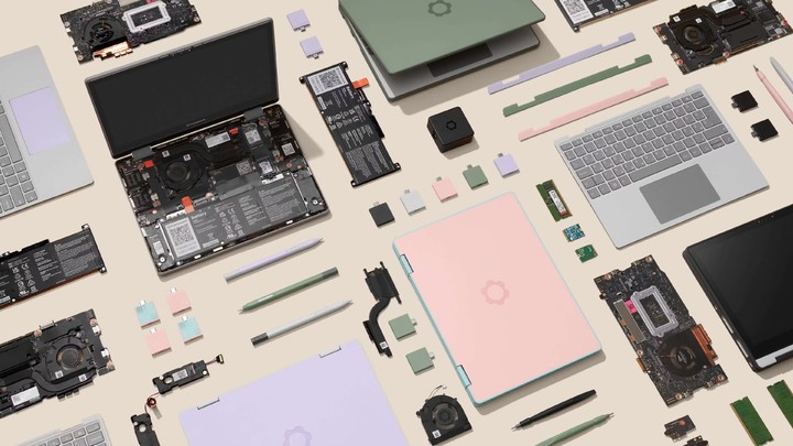 ▲ Laptop 12 展示图. 图片来自:Framework