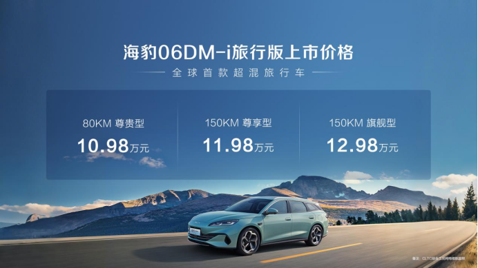 即日起,订购海豹06DM-i旅行版可享美好钜惠礼、美好焕新礼、美好充电礼等在内的多重购车礼遇。