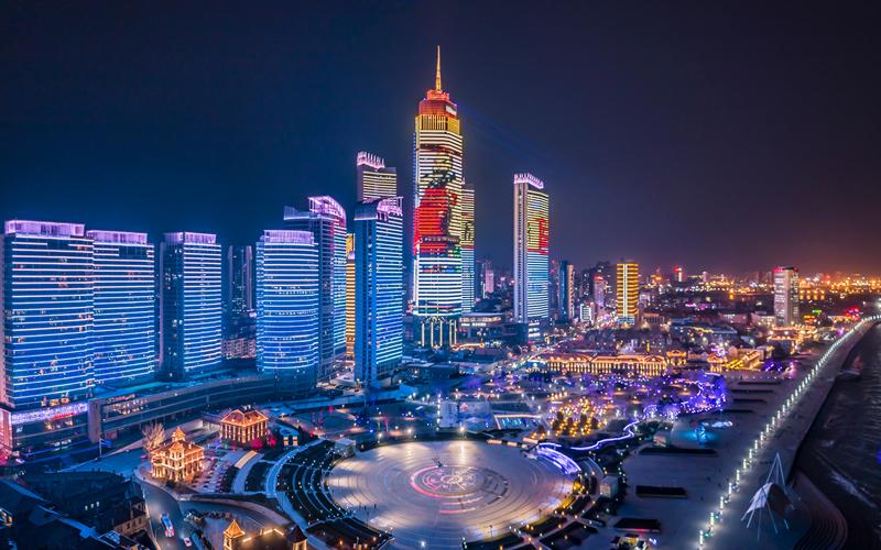 ▲烟台夜景。图/烟台市委宣传部供图