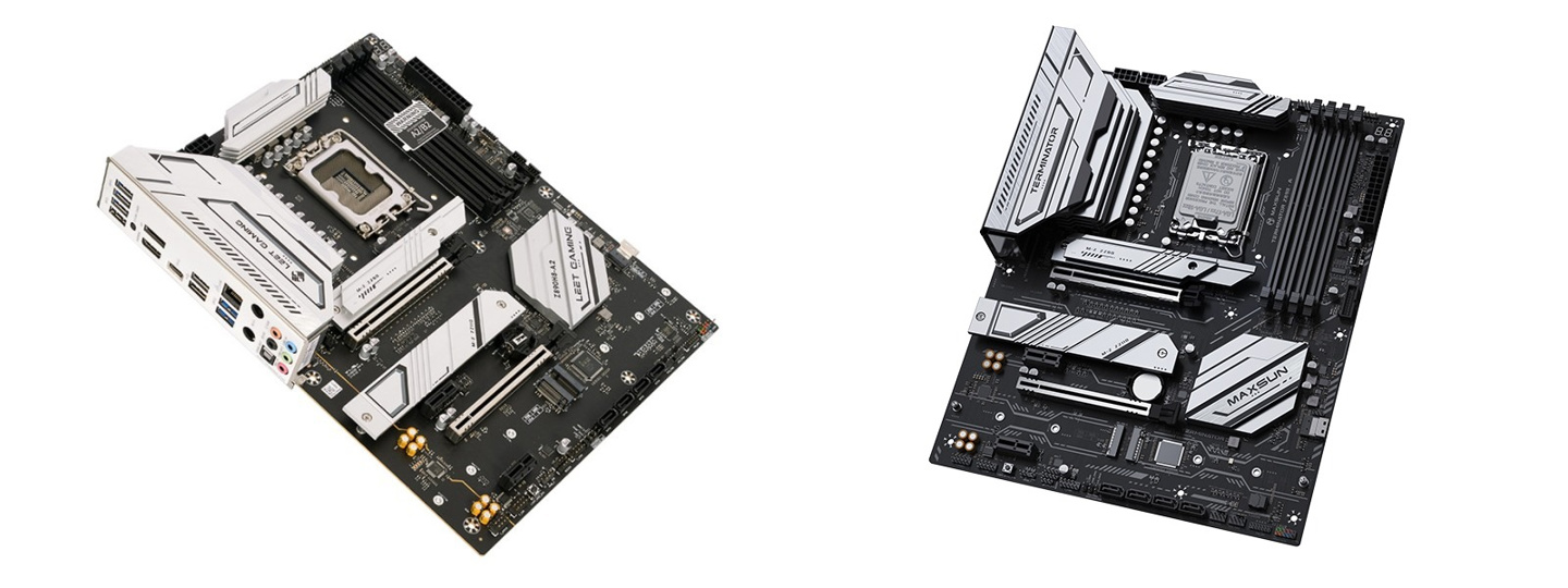 ▲ 左为精英 Z890H8-A2,右为铭瑄 MS-Terminator Z890-A WIFI