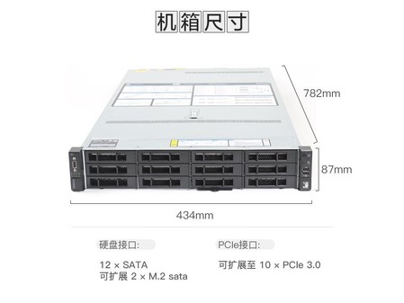 图为:联想ThinkServer SR658H v2服务器