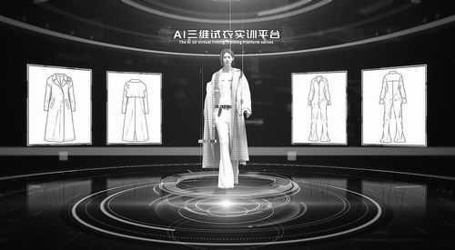 武汉纺织大学AI三维试衣实训平台。